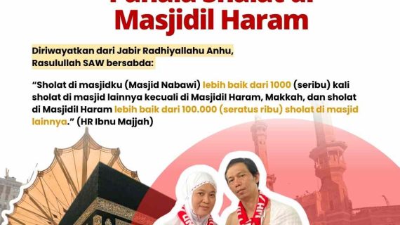 Pahala Shalat di Masjdil Haram